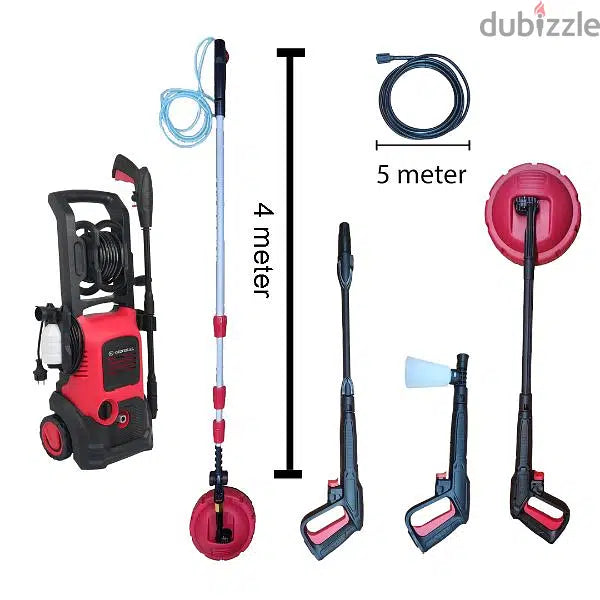 H-GENERAL Electric High Pressure Washer/ Steamer 1600 Watt C-Model