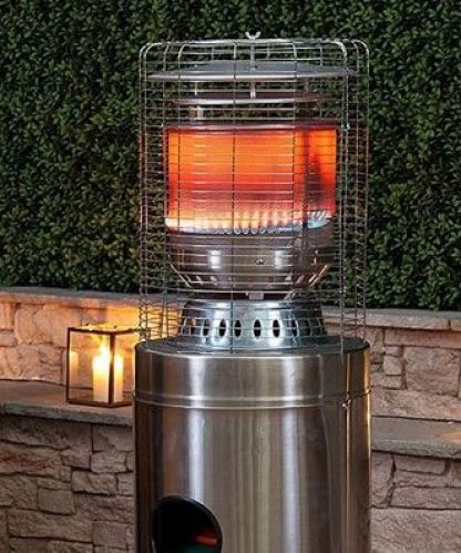 H-GENERAL Short Gas Patio Heater Indoor/Outdoor