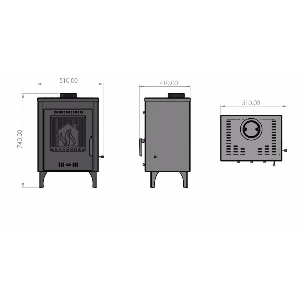 Cast Iron Olypmus fireplace
