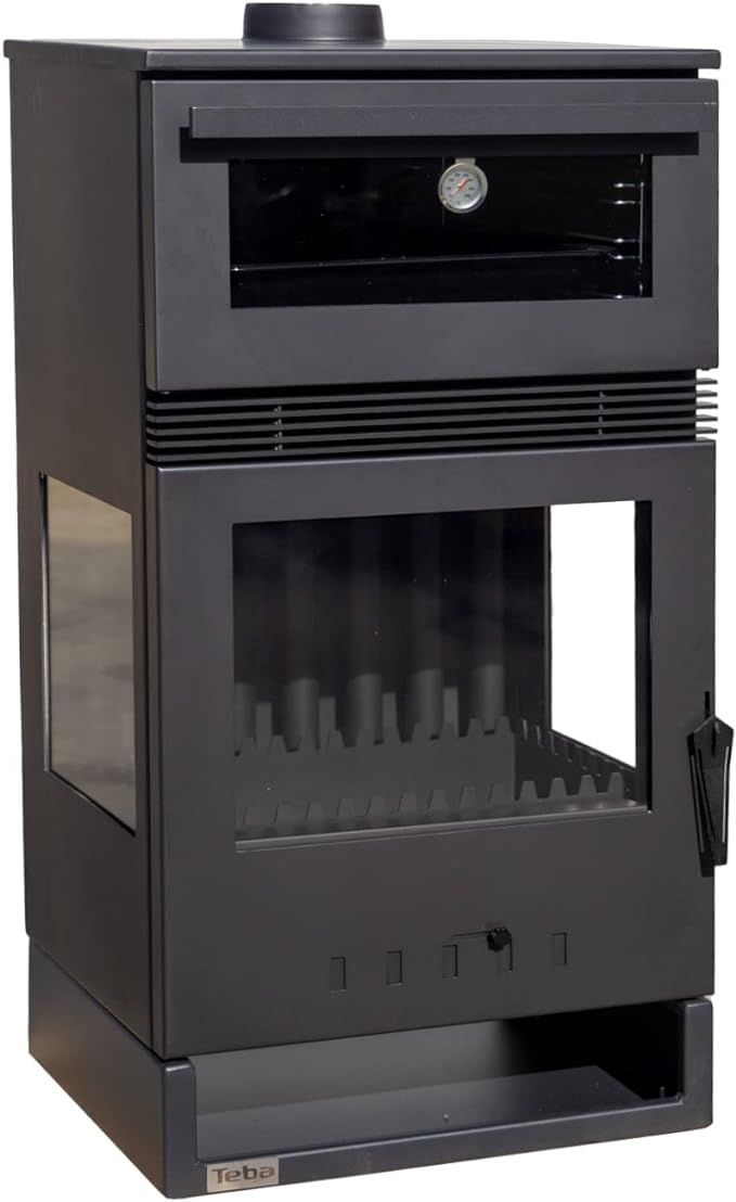 Fireplace TKS-15 3 Sides Glass Professional Baking Oven+Fan