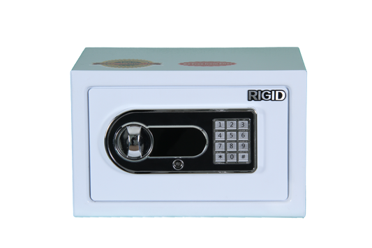 Petty Cash Steal Metalic Safe box 20cm Digital خزنة حديد كاش للنقود