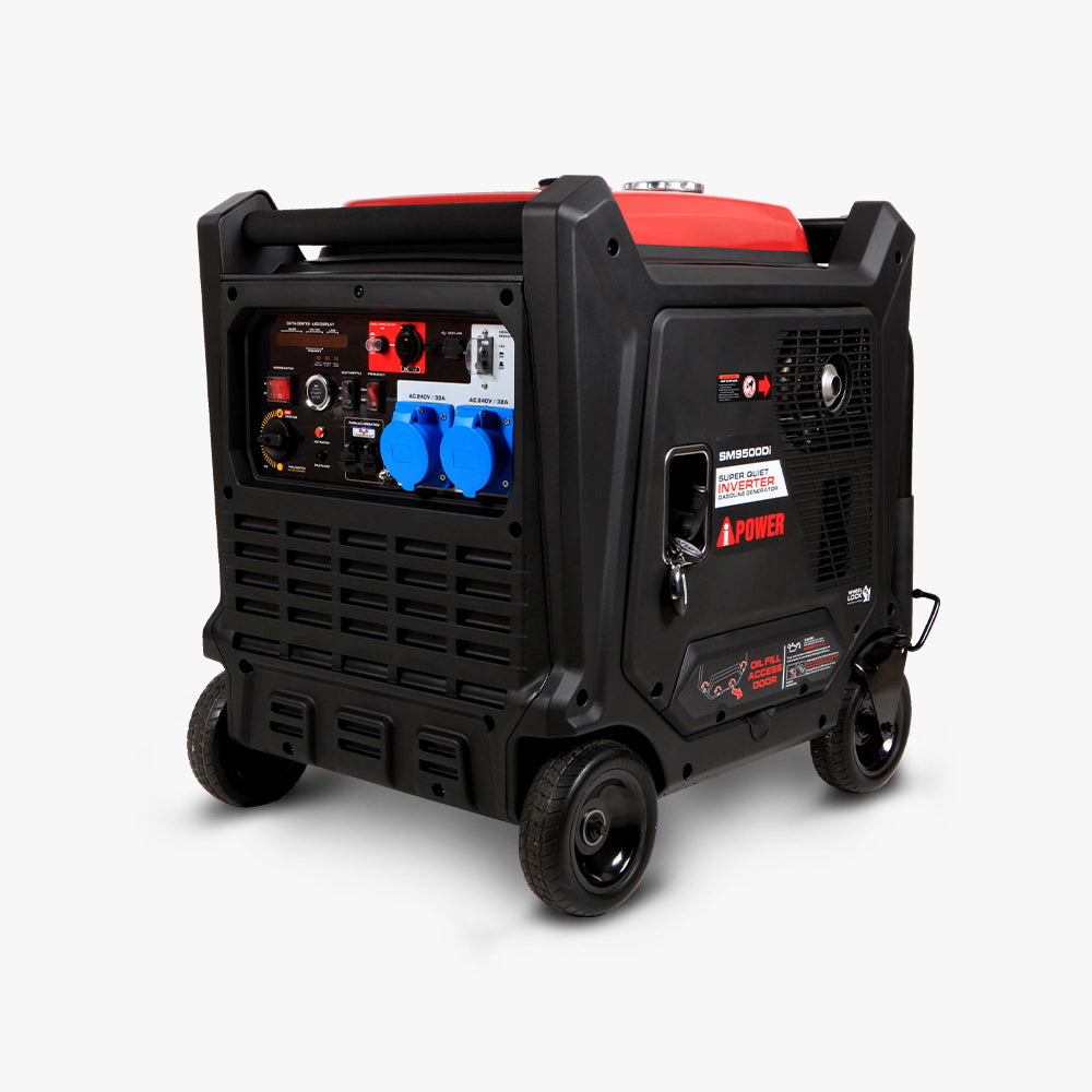 SM9500Di SUPER QUIET INVERTER GENERATOR-7500 Rated/9500 Starting Wattمولد كاتم لتشريج الطاقة الشمسية