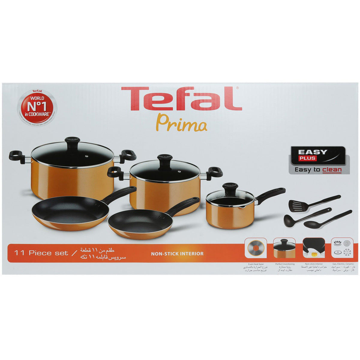 Tefal Set 11 Pieces Prima