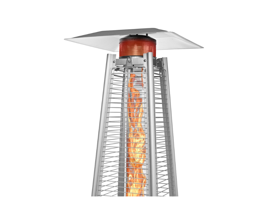 Pyramid Glass Tube Patio Indoor Outdoor Heater