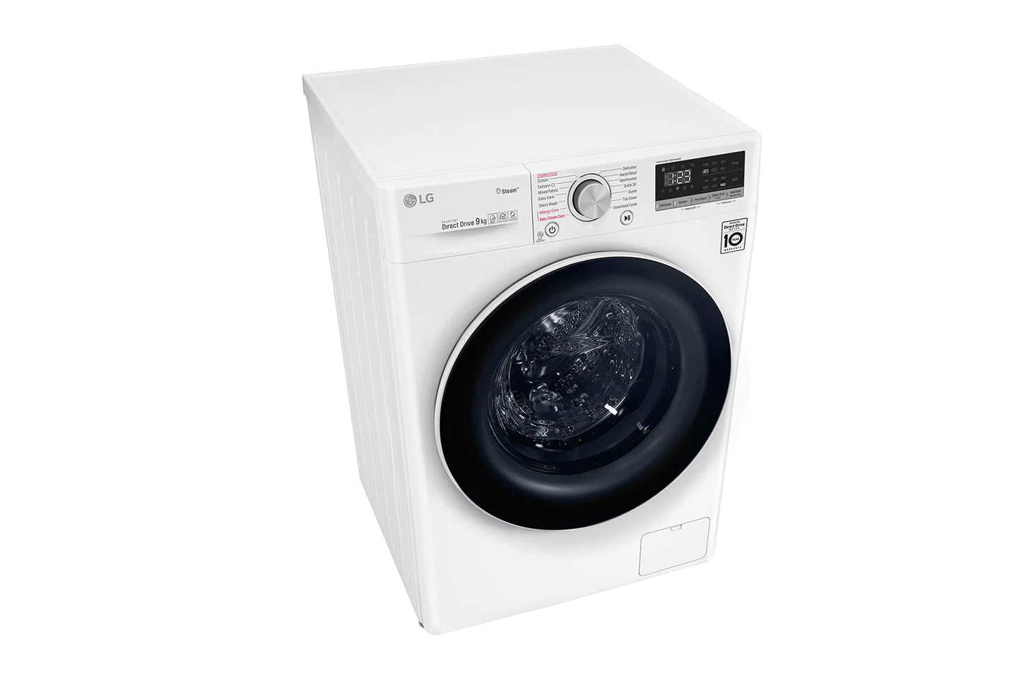 LG WASHING MACHINE 8 KG F2V3PYP3W غسالة اوتوماتيك أبيض
