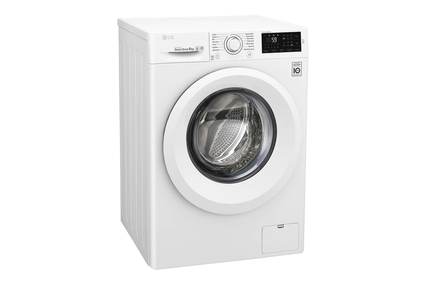 LG 8 KG F4J5TNP3W Washing Machine غسالة اوتوماتيك أبيض