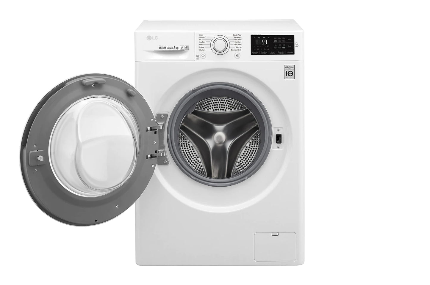 LG 8 KG F4J5TNP3W Washing Machine غسالة اوتوماتيك أبيض