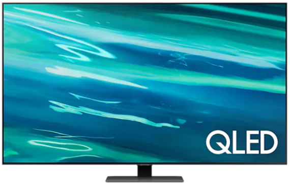 QLED SAMSUNG 55 Inch UHD 4K SMART QE55Q80AATXSQ تلفزيون سامسونج 55 انش